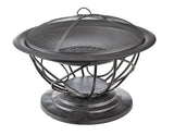 Savona Round Wood-Burning Outdoor Fire Bowl/Fire Pit, 29.5 x 20-in D6P2 - product image 2