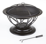 Savona Round Wood-Burning Outdoor Fire Bowl/Fire Pit, 29.5 x 20-in D6P2 - product image 4