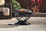 Savona Round Wood-Burning Outdoor Fire Bowl/Fire Pit, 29.5 x 20-in D6P2 - product image 8