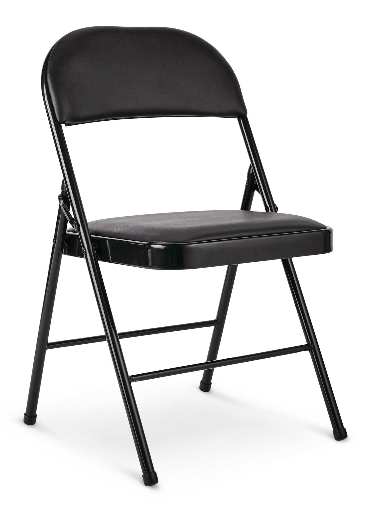 Vinyl Padded Seat Folding Chair, Black M7C2 - product image 1