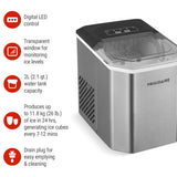 Stainless Steel Countertop Ice Maker with LED Display, 2.3-qt, Silver B9Q5 - product image 2