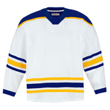 8500 Pro Team Hockey Jersey, Junior, Buffalo Sabres Away Colours, Various Sizes G6J7 - product image 1