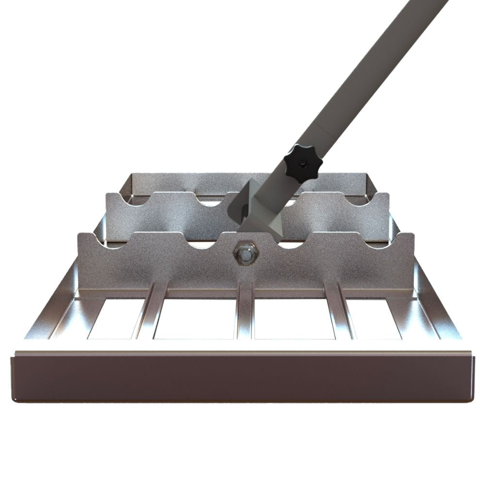 Heavy Duty Long Handle Lawn Levelling Rake for Yard/Garden R6O6 - product image 2