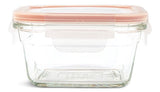 Square Glass Food Storage Container with Leakproof Lid, 405-mL N8I0 - product image 1