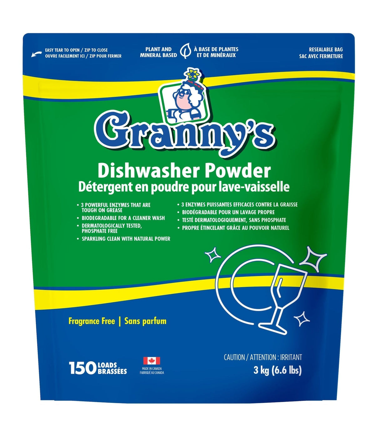 Dishwasher Powder, Fresh Citrus, 80-Loads, 3-kg C8S1 - product image 1