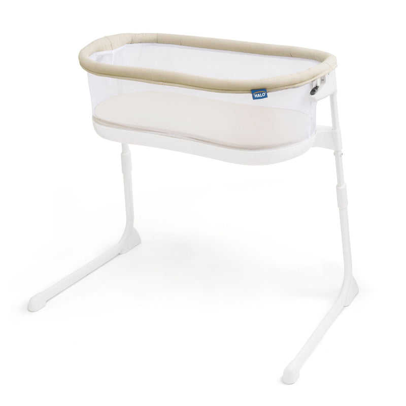 Bassinest Lite Portable Bedside Sleeper, White D2H7