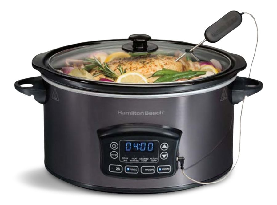 Programmable Defrost Slow Cooker, Black, 6-qt M1T9 - product image 2