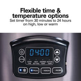 Programmable Defrost Slow Cooker, Black, 6-qt M1T9 - product image 4