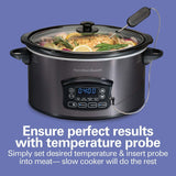 Programmable Defrost Slow Cooker, Black, 6-qt M1T9 - product image 5