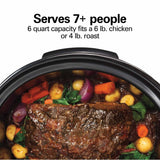 Programmable Defrost Slow Cooker, Black, 6-qt M1T9 - product image 6