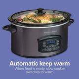 Programmable Defrost Slow Cooker, Black, 6-qt M1T9 - product image 7