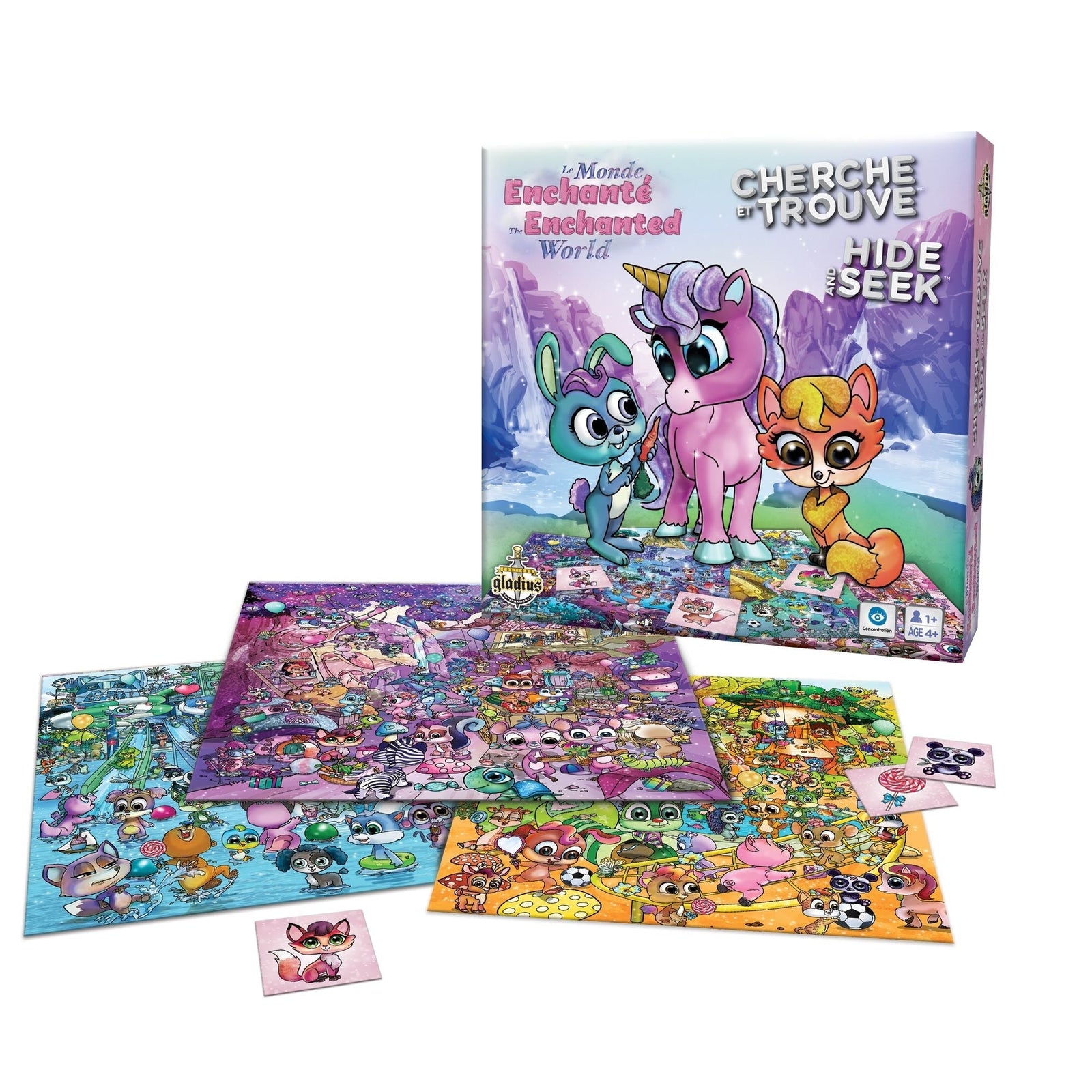 and Seek The Enchanted World Family Board Game, Bilingual, Ages 4+ H0N5 - product image 1
