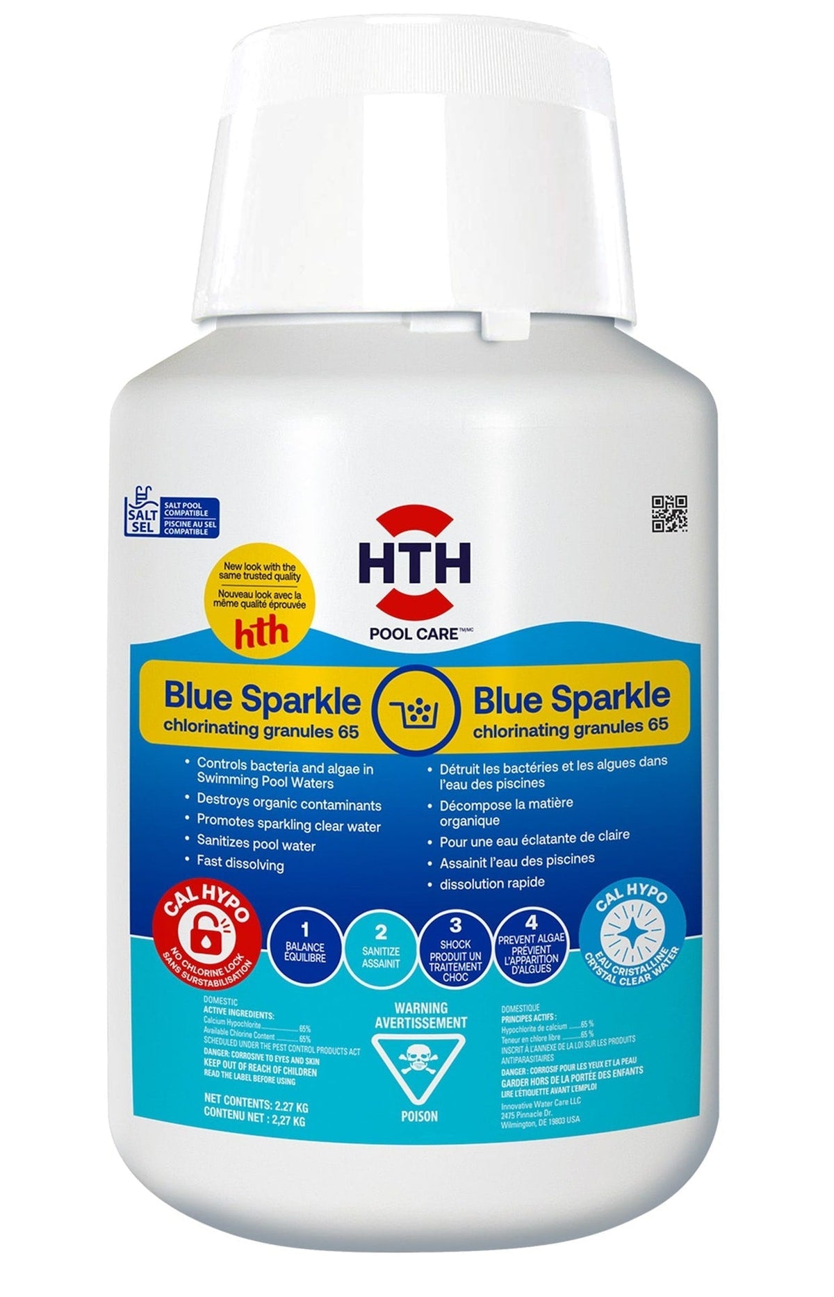 Blue Sparkle 65%, Granular Pool Chlorine, 2.27-kg I3H2 - product image 1