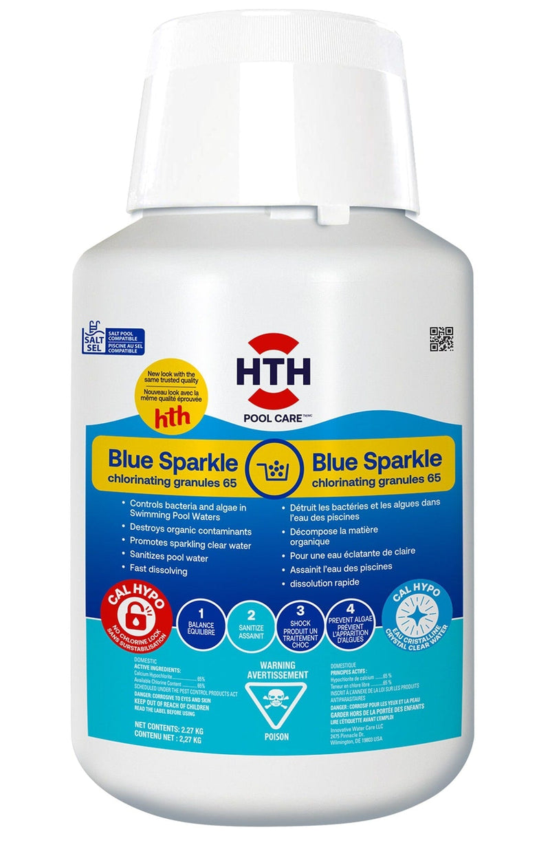 Blue Sparkle 65%, Granular Pool Chlorine, 2.27-kg I3H2