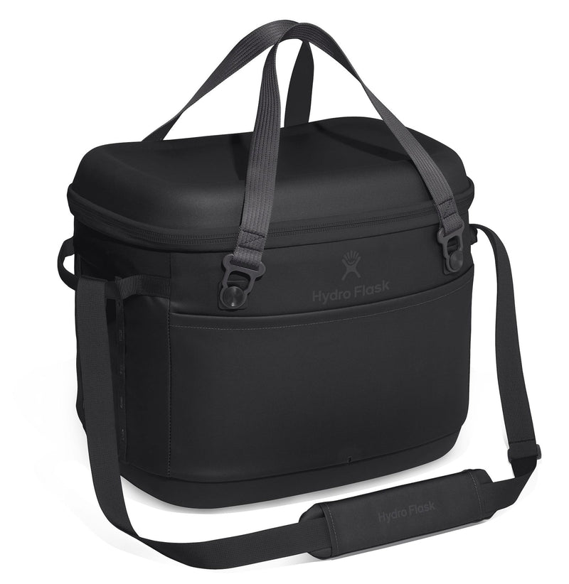 Carryout Compact Insulated Soft Cooler with Shoulder Strap, Black, 30 L L0C6
