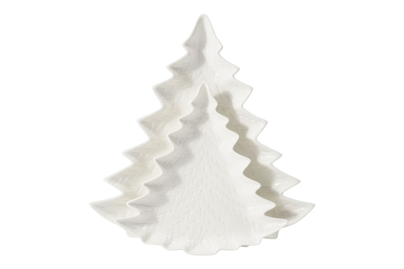 & Co Embossed Porcelain Tree Serving Plates, 2-pk P8J2