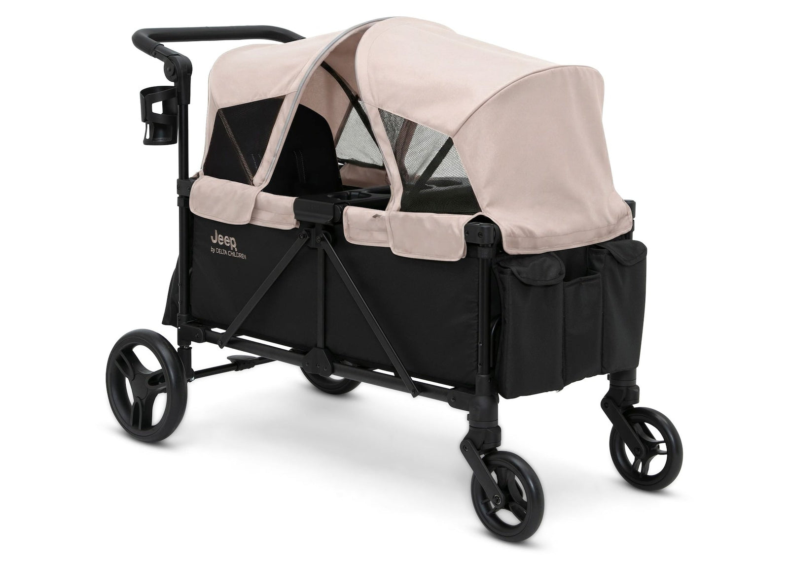 Evolve Stroller Wagon by Delta Children, Black/Tan H9M5 - product image 1