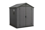 Darwin Outdoor Storage Shed, Grey, 6-ft x 6-ft I6N7 - product image 1