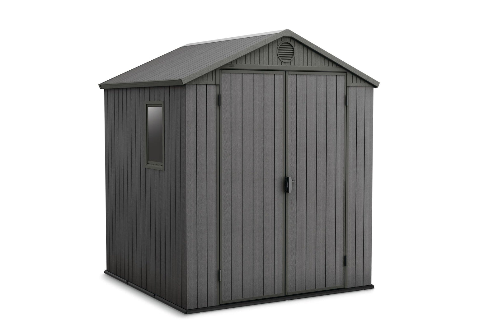 Darwin Outdoor Storage Shed, Grey, 6-ft x 6-ft I6N7 - product image 1