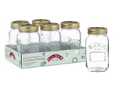 Mason Regular Mouth Jar, 1-L, 6 Count A8K6 - product image 1