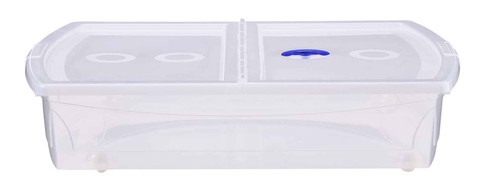 Shallow Under-the-Bed Storage Tote with Wheels S0U7 - product image 1