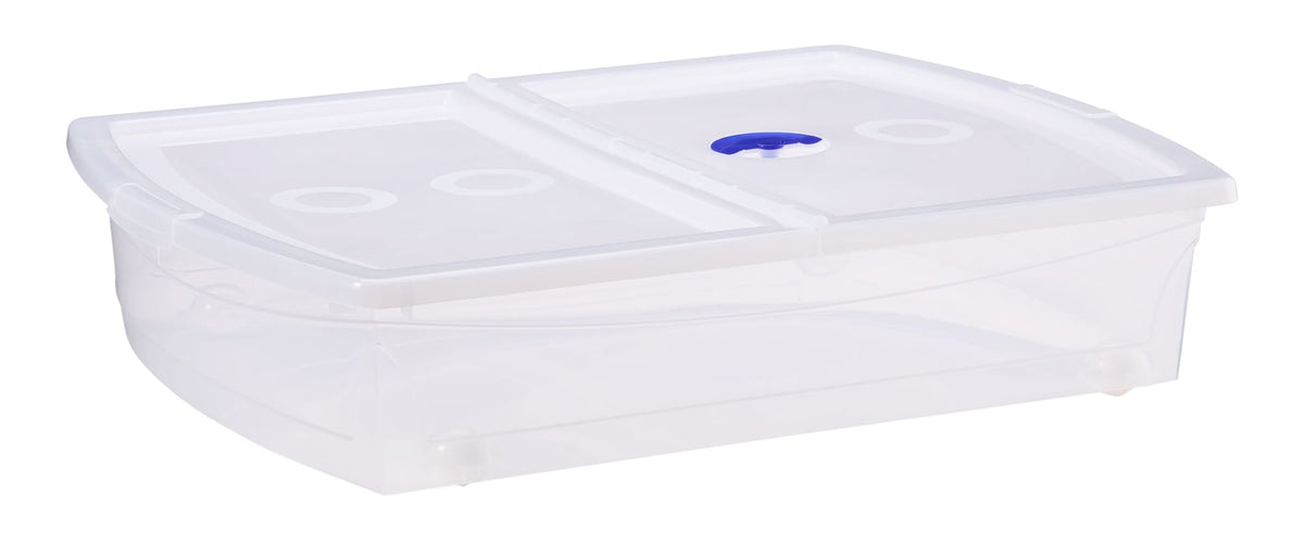 Shallow Under-the-Bed Storage Tote with Wheels S0U7 - product image 2