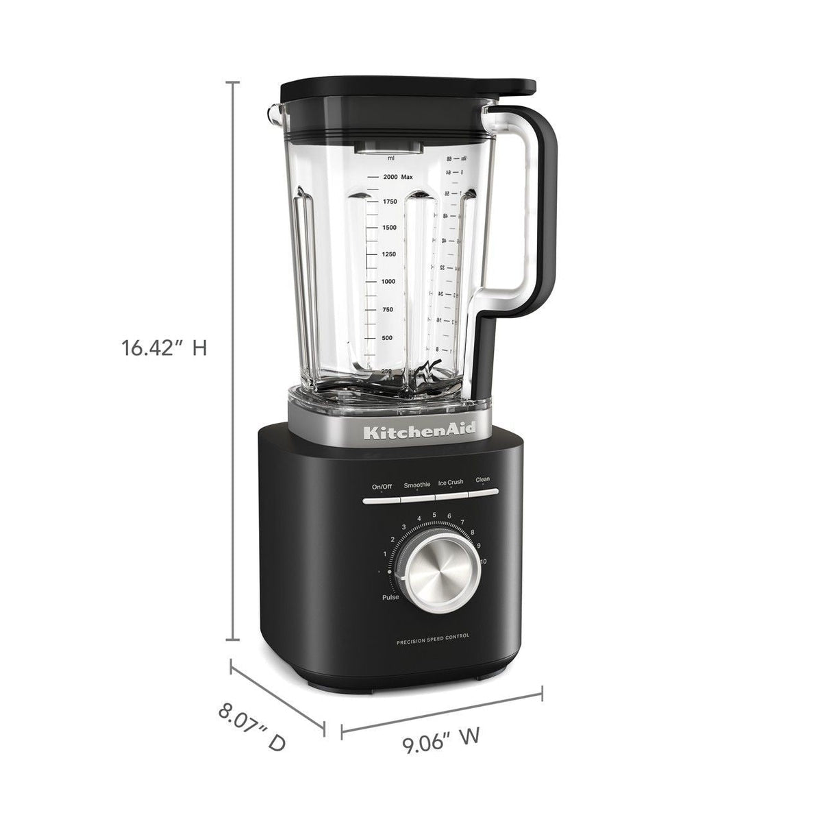 10-Speed Matte Black Pure Power Blender G9N5 - product image 3