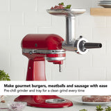 Metal Food Grinder Stand Mixer Attachment S2S9 - product image 4