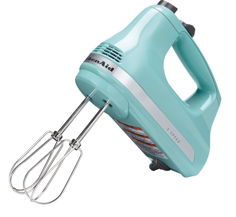 Ultra Power 5-Speeds Hand Mixer with Turbo Beater Aqua Sky K4M1