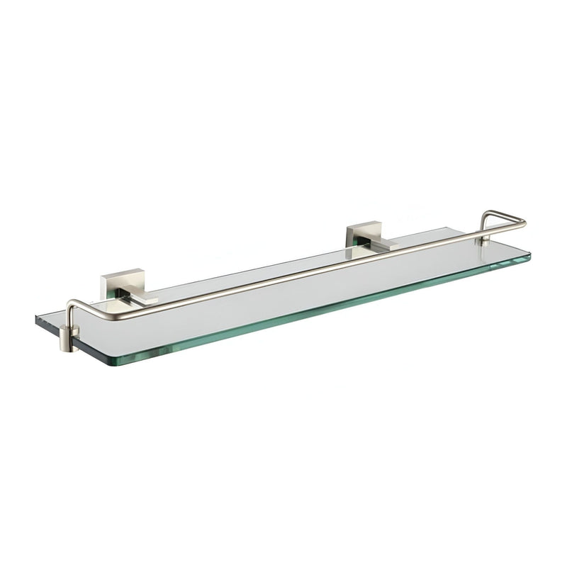 Bathroom Accessories Rust-Resistant Shelf with Railing A6X9