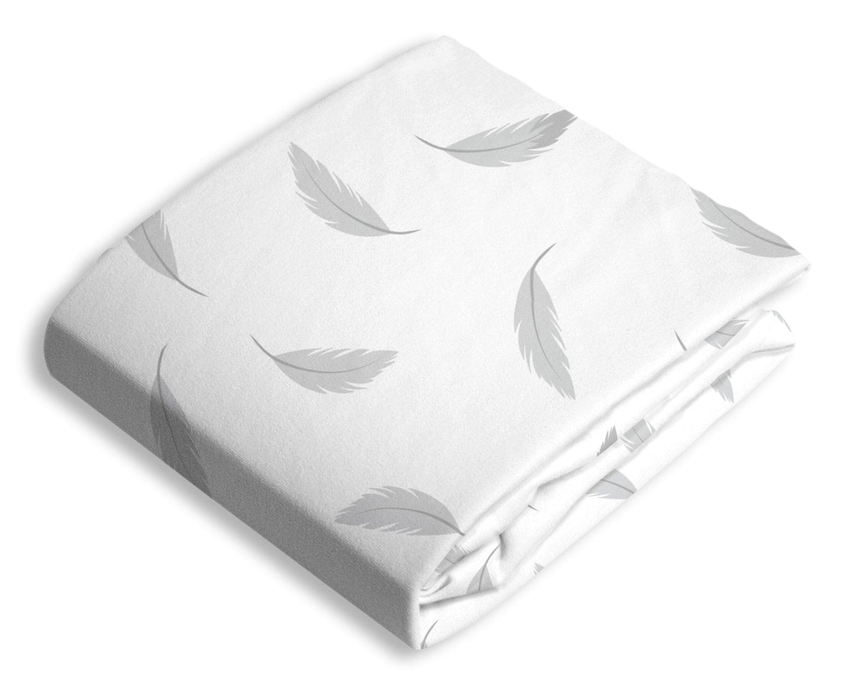 Percale Changing Pad Cover, Feathers W4U0 - product image 1
