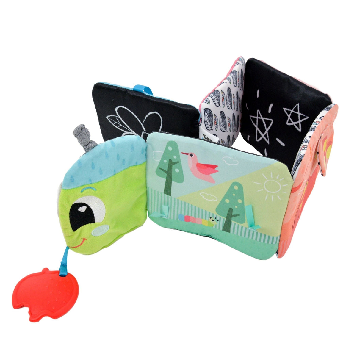 Colourful Journey Caterpillar Soft Sensory Toy Book, Bilingual, Ages 6m+ D4I9 - product image 1