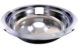 62470 Universal Stove Drip Pan with Trim Ring, Bright Chrome, 8-in A8D4 - product image 1