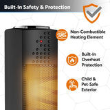 Ultra Slim Tower Ceramic Space Heater, 1500W, Black R5P3 - product image 7