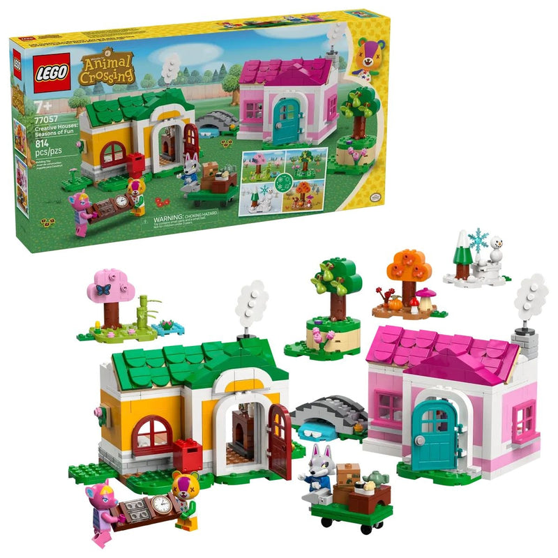 Animal Crossing Creative Houses: Seasons of Fun - 77057, 814-pcs, Ages 7+ E0G5