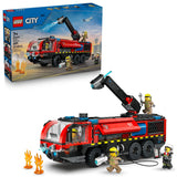 City Airport Fire Truck Building Set - 60499, 691-pcs, Ages 7+ W3R3 - product image 1