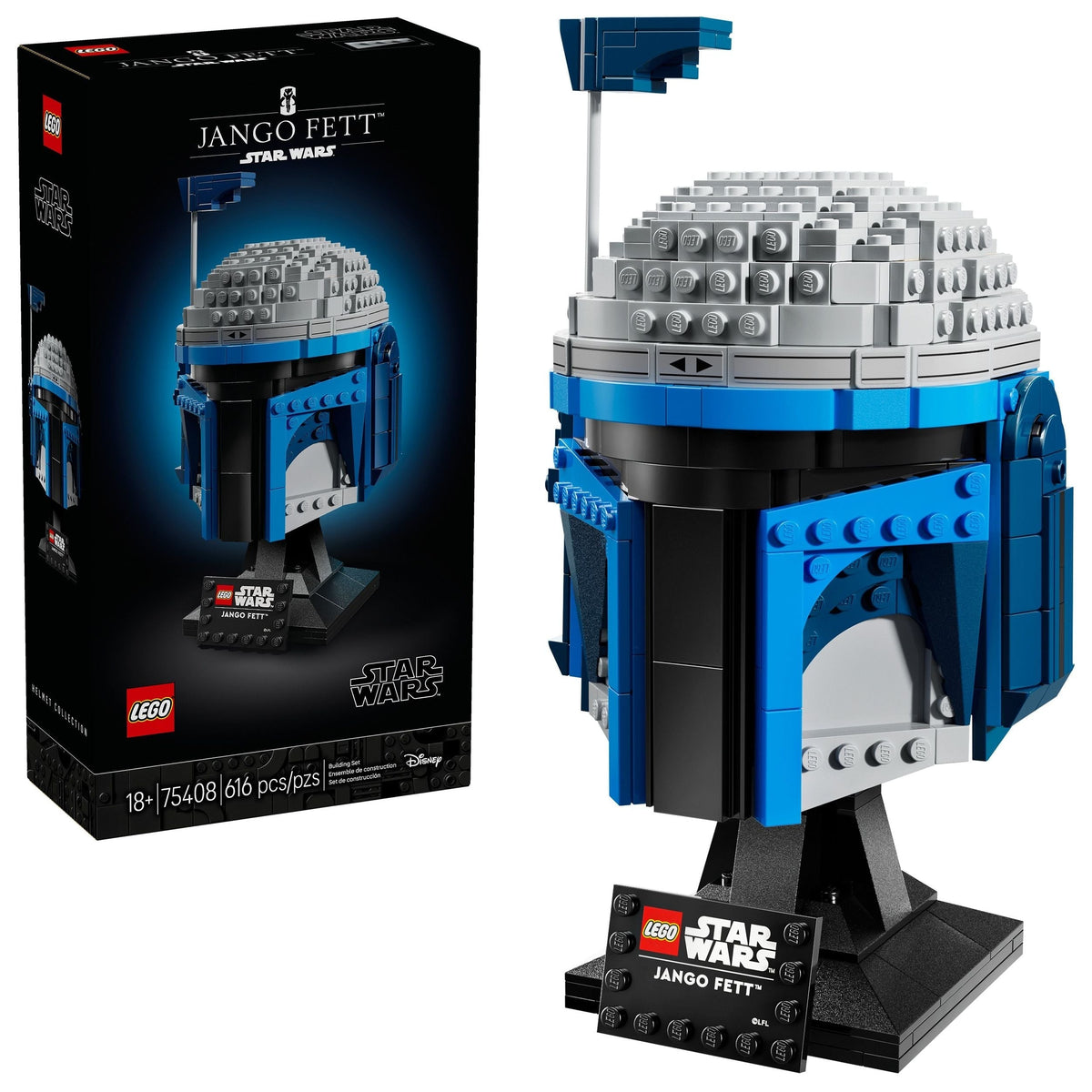 Jango Fett Helmet - 75408, 616-pcs, Ages 18+ X7N6 - product image 1