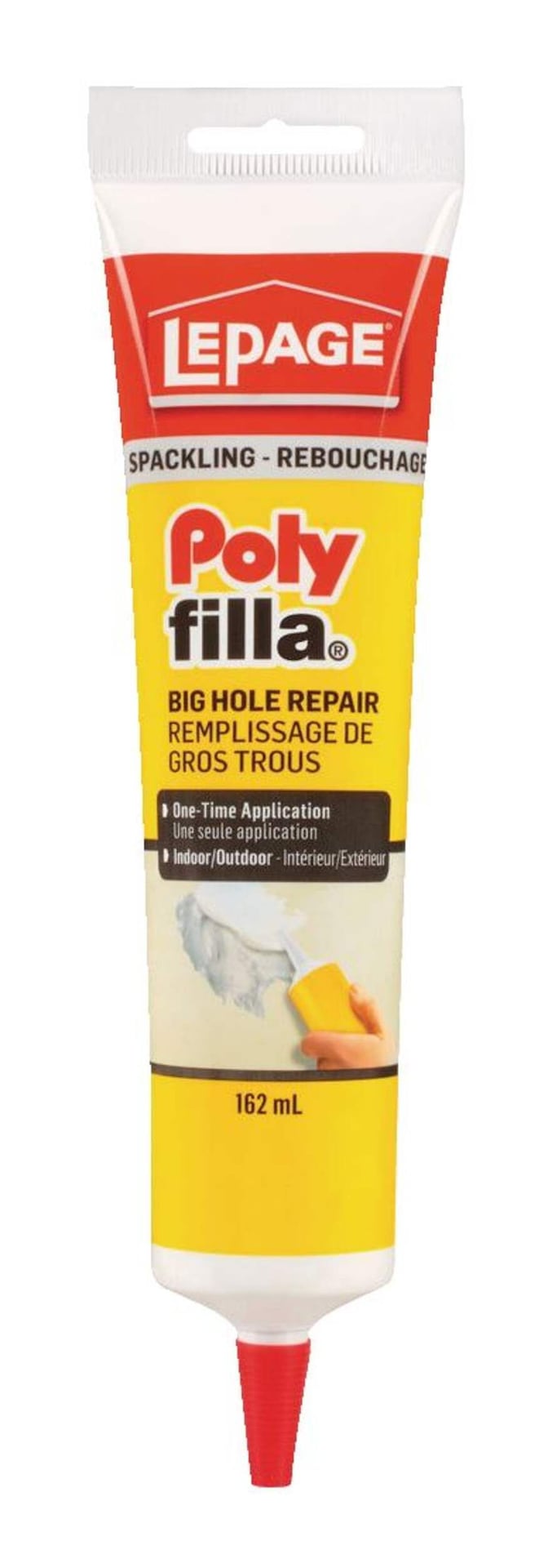 Polyfilla Big Hole Repair Spackling, Hole & Crack Filler, Indoor/Outdoor Use, Assorted Sizes M0W0