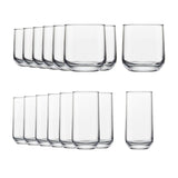 Ascent 16pc Tumbler Glassware Set, Dishwasher Safe, 8pc x 13.3-oz and 8pc x 16-oz R2U7 - product image 1