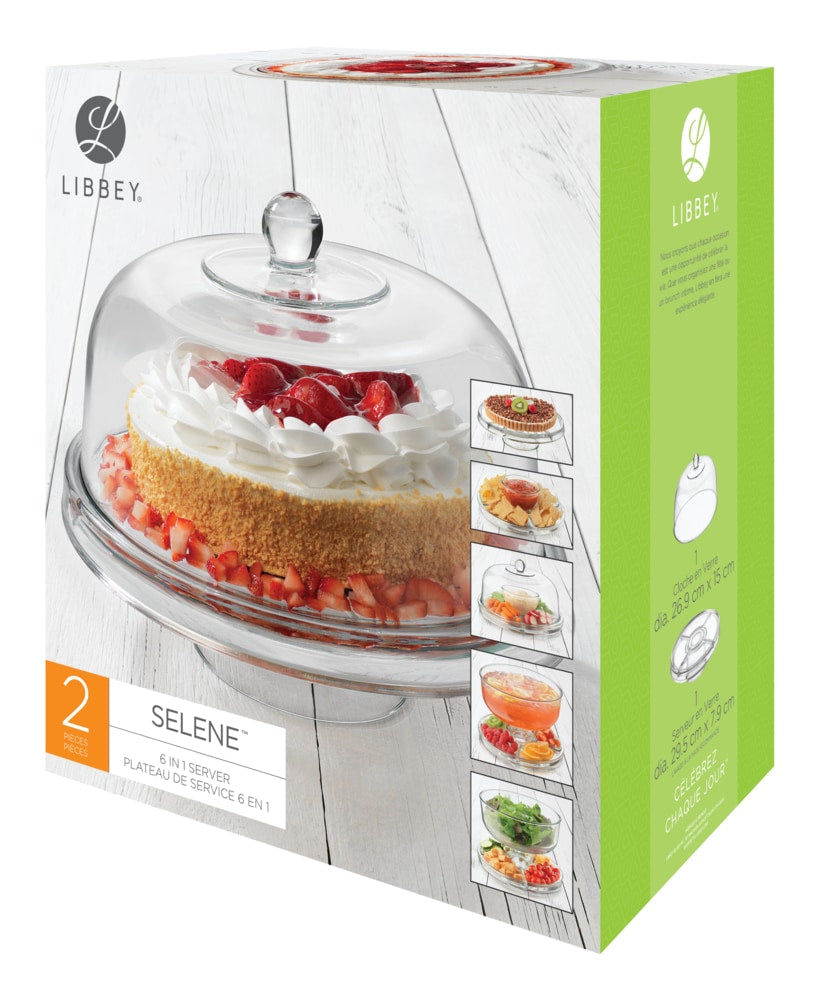 Selene 6-in-1 Server Cake Stand with Dome D3C4 - product image 2