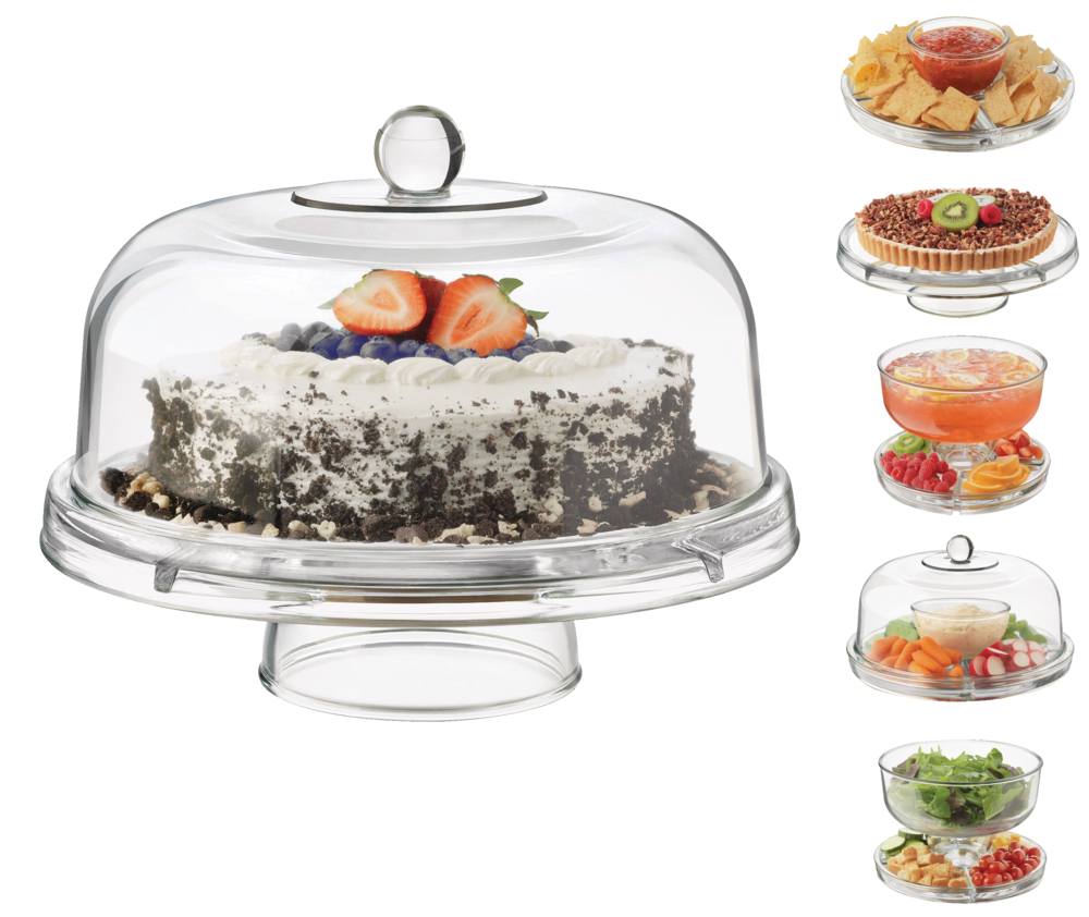 Selene 6-in-1 Server Cake Stand with Dome D3C4 - product image 8