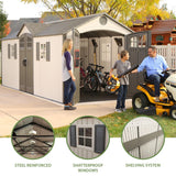 Outdoor Storage Shed with Dual Side Entry, 20 x 8-ft X9A1 - product image 3