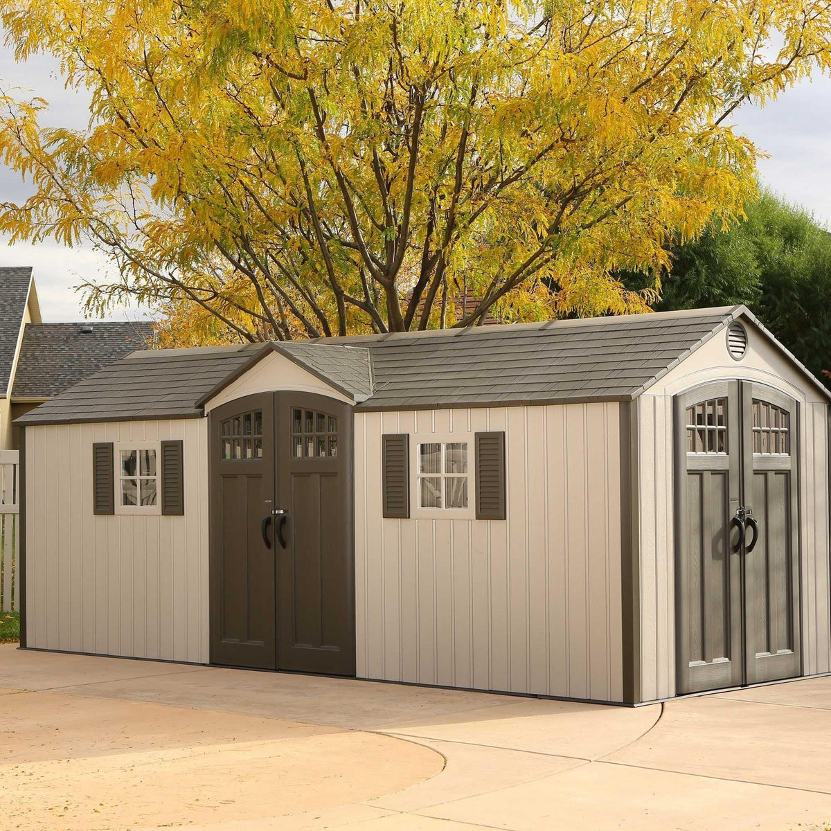 Outdoor Storage Shed with Dual Side Entry, 20 x 8-ft X9A1 - product image 7