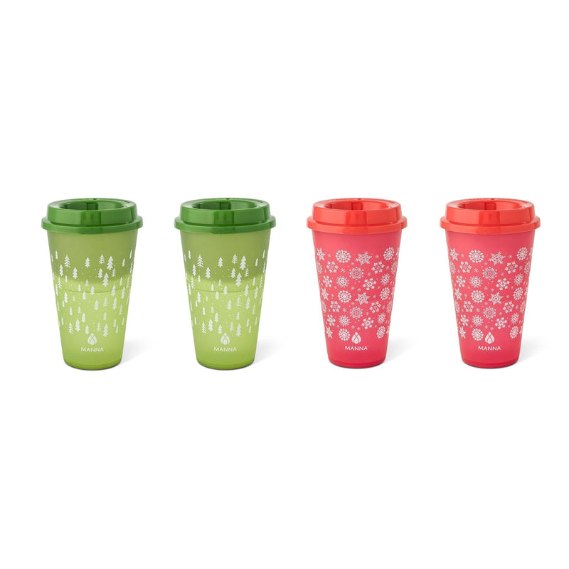16-oz Reusable Colour-Changing Hot Cups, 4-pk A5J7