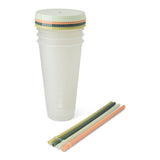 Colour Changing Glitter Plastic Tumbler with Splashproof Lid, 24-oz, 4-pk J9Q9 - product image 2