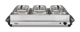 3-Tier Buffet Server/Food Warmer with Warming Tray, Stainless Steel, 300W V0Q2 - product image 2