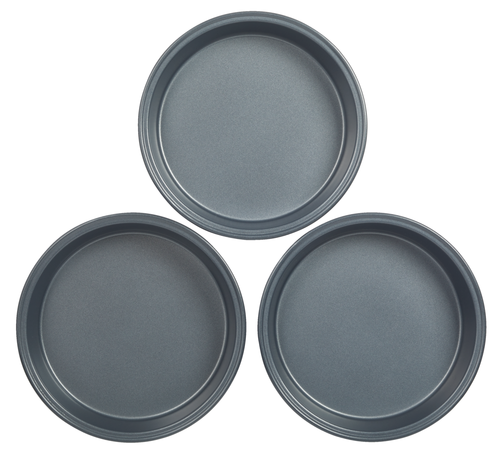 Non-Stick Round Cake Pans, 8-in, 3-pc T5W3 - product image 1