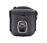 One-Touch Non-Stick Rice Cooker & Steamer, Black, 20 Cups P6D2 - product image 2