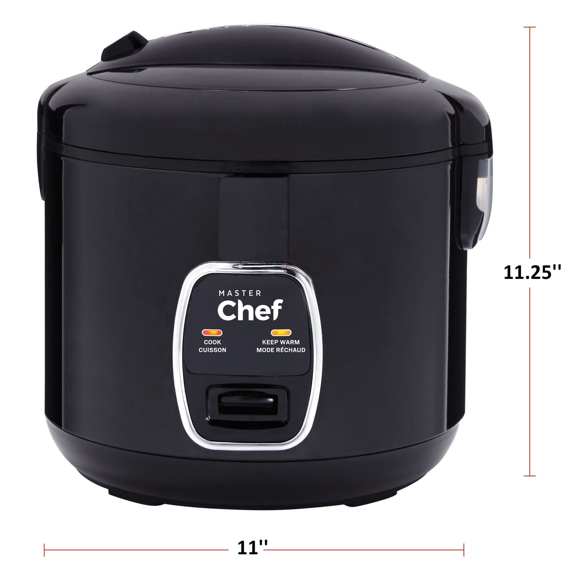 One-Touch Non-Stick Rice Cooker & Steamer, Black, 20 Cups P6D2 - product image 6