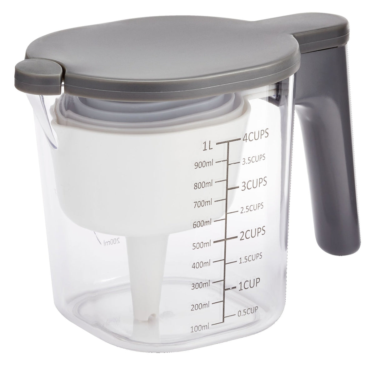 Plastic Stackable Measuring Cup Set, 10-pc X7O7 - product image 1